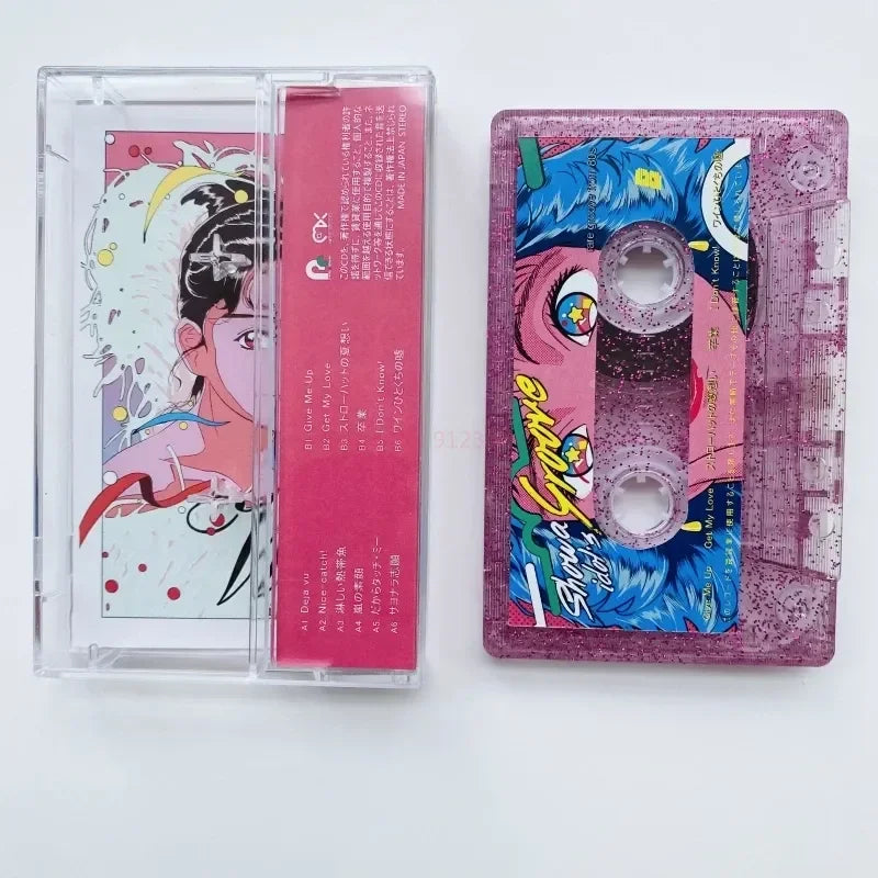 Steam Wave Retro Night Tempo Presents Showa Vaporwave Music Tape Confused Teenager Cosplay Soundtracks Box Cassette Walkman Tape