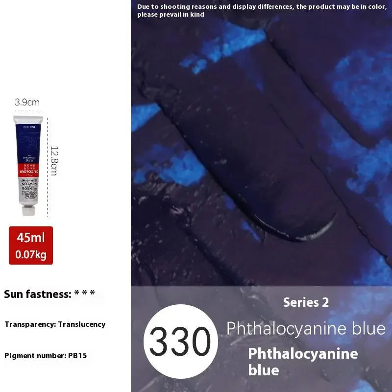 Winsor & Newton 45ML Oil Paint,Colorful Professionals Artist Drawing Tools for Canvas Wood,Crafts,Paper Art Stationery Supplies