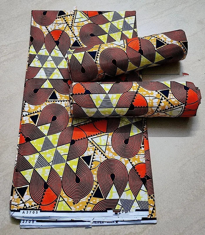 African Wax Fabric High Quality Wax Nigerian Ankara Block Prints New Arrivals Batik Fabric Dutch Pagne 100% Cotton For Sewing