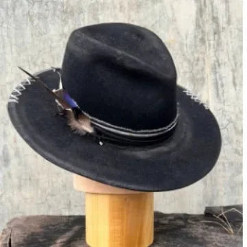 Wool hat, cowboy hat, old retro jazz top hat, hot autumn and winter felt hat in Europe and America