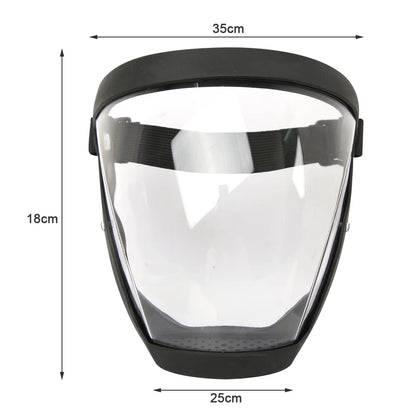 6 Colors Transparent Face Mask Full Face Shield Safety Glasses Eye Protection Windproof Dustproof Anti-splash Kitchen Tool New