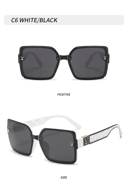 2026 New Fashion Glamour Sunglasses For Women And Men Stylish Oversize Designer Sun Glasses Square Unisex Shades UV400