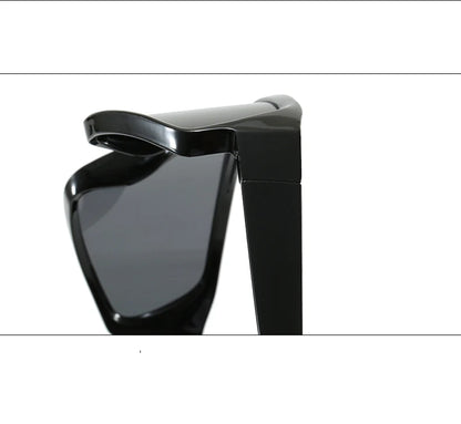 Cycling 2pcs Fashion New Sports Sunglasses Women Punk Style Outdoor Eyeglasses One Piece Personalized Square Glasses Unisex
