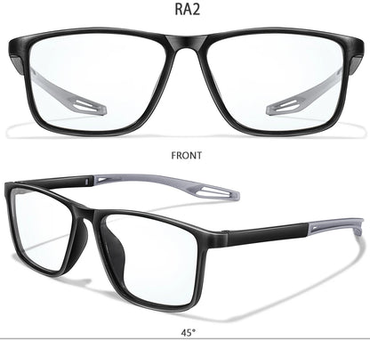3 Pairs Reading Glasses Photochromic Classic Square Far Sight Presbyopic Glasses Anti Blue Light Blocking Ultralight Eyewear
