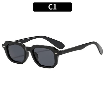 Small Square Eyewear Computer Glasses Frame Women Men Anti Blue Light Blocking Sunglasses Outdoor Zero-power Spectacle Eyeglass