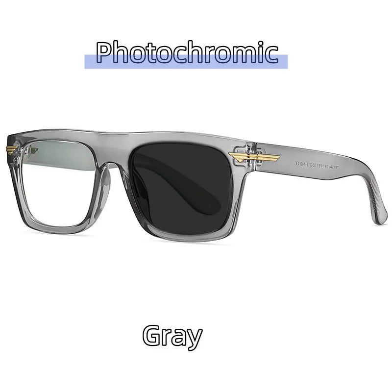 2022 Retro Big Square Frame Designer Reading Glasses Anti Blue Light Computer Eyeglasses Prescription Eyewear Diopters 0 to +6.0