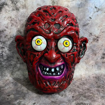2025 Funny Cosplay Roleplay Mask Halloween Horror Devil Mask Pumpkin Mask Demon Terror Carnival Party Costume Props