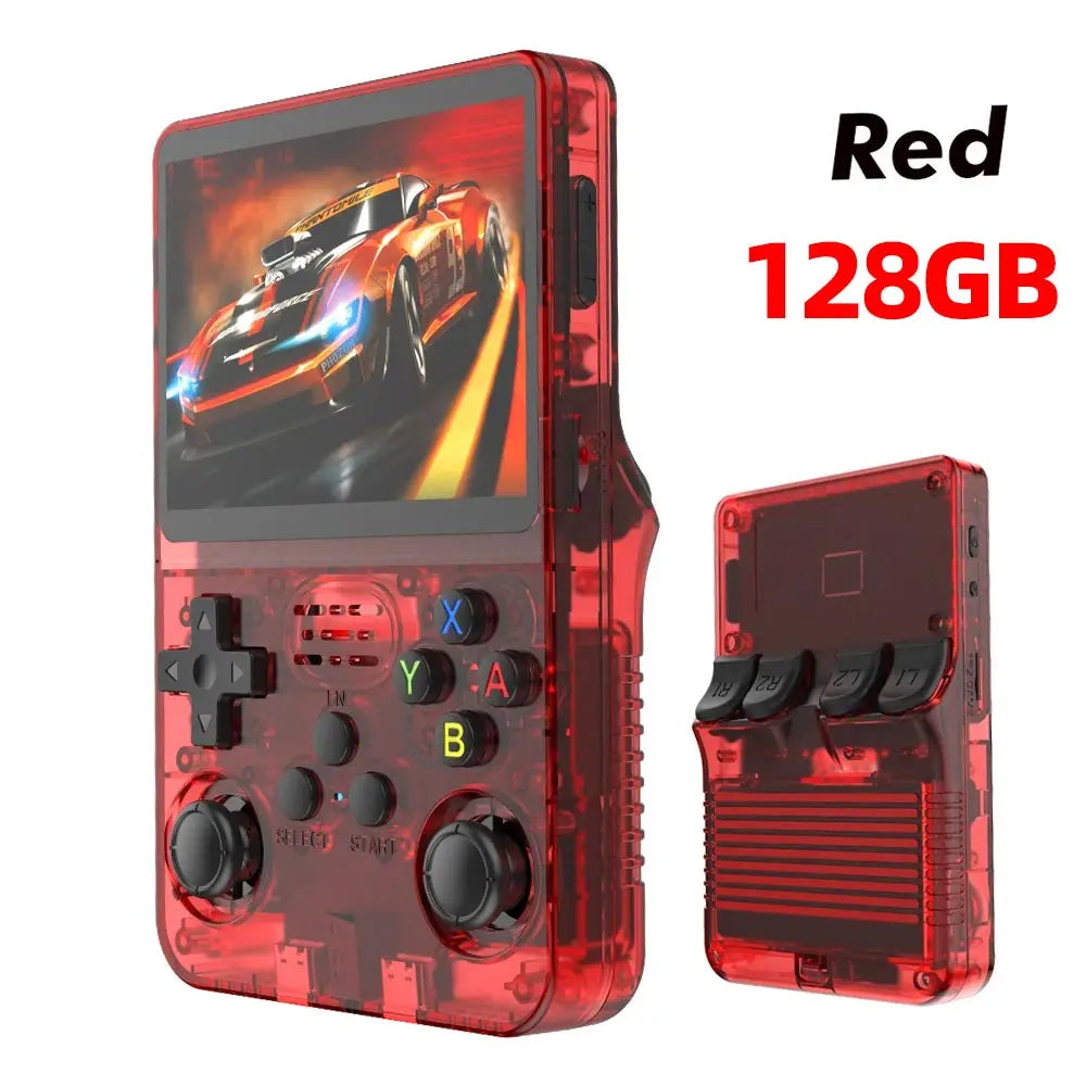 2026 New R36S Retro Handheld Game Console Linux System 3.5 Inch IPS Screen Portable Pocket Video Player 128GB 20000+ Games Gift