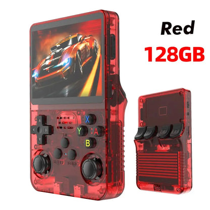 2026 New R36S Retro Handheld Game Console Linux System 3.5 Inch IPS Screen Portable Pocket Video Player 128GB 20000+ Games Gift