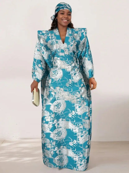 African Dresses for Women Traditional Africa Clothing Dashiki Ankara Outfits Gown Abayas Robe Muslim Kaftan Maxi Long Dress 2025