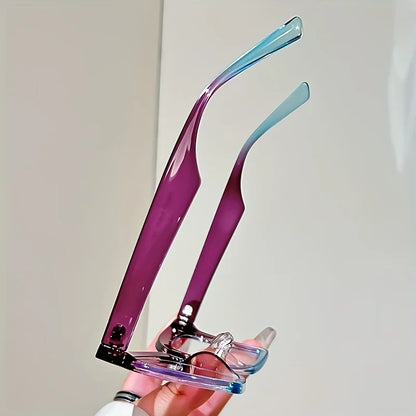 Elegant Full Rim Square Reading Glasses for Women, PC Frame, Clear Les, Magnification  1.0 to  4.0, Fashion Reading Glasses