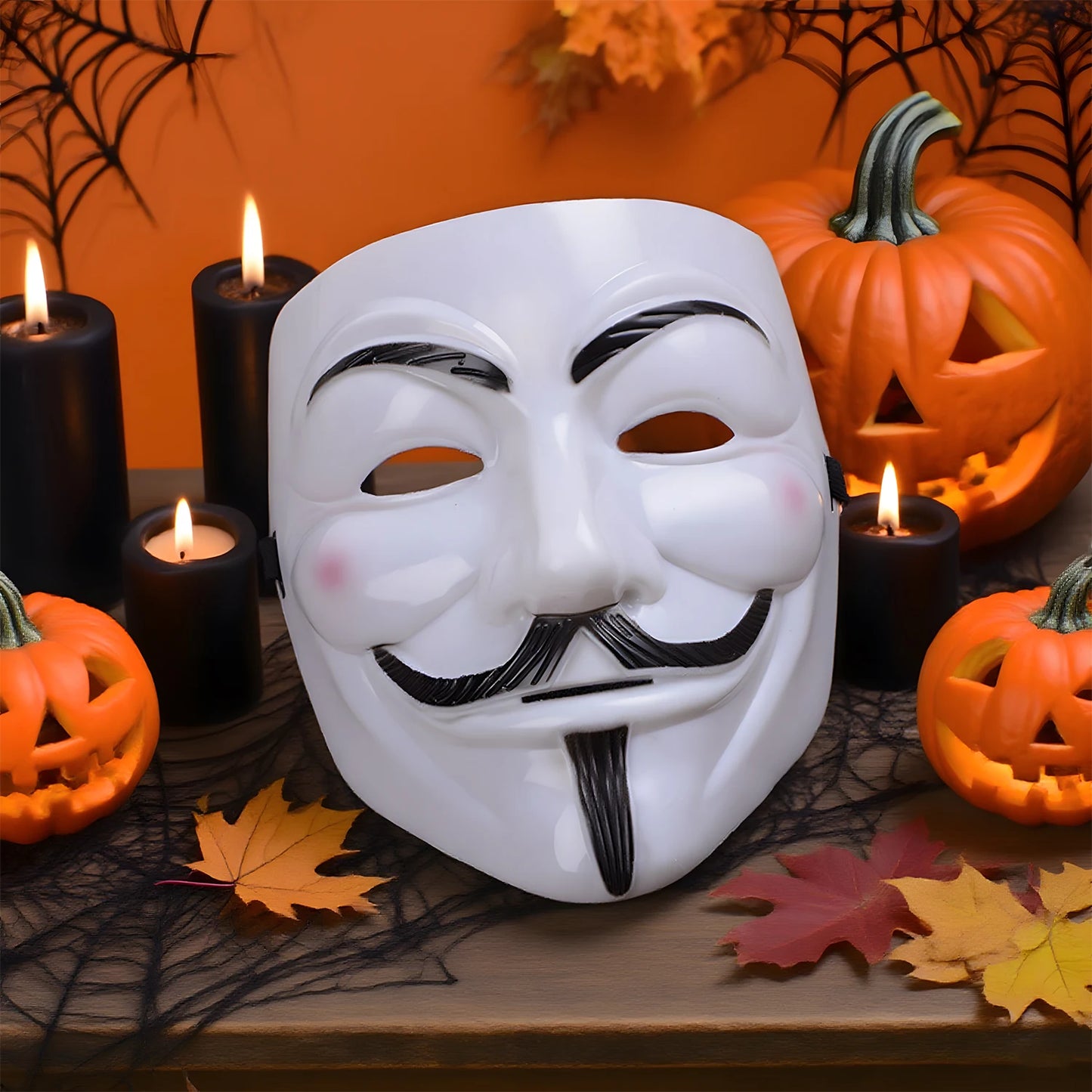 V Mask Anonymous Guy Fawkes Mask Halloween Mask Hacker Mask Horror Style Christmas Gift