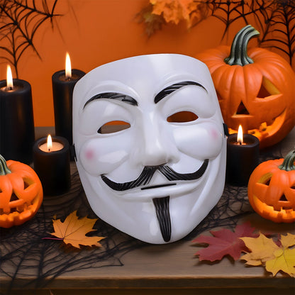 V Mask Anonymous Guy Fawkes Mask Halloween Mask Hacker Mask Horror Style Christmas Gift