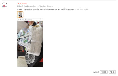 Lace Folding Umbrella Fashion UV Protection Parasol Princess Rain Umbrella Ultra Light Sun Umbrella Women
