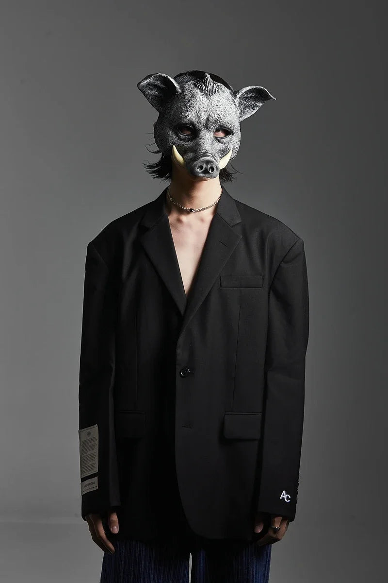 Pig Mask Comfortable Animal Wild Boar Mask for Men LARP Event Women Masquerade Carnival Costume Stage Easter Party Props