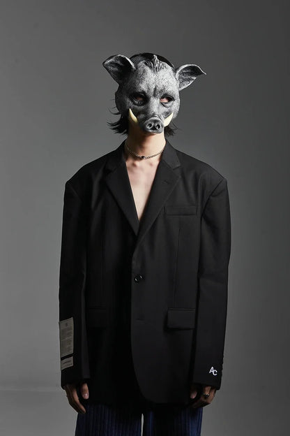 Pig Mask Comfortable Animal Wild Boar Mask for Men LARP Event Women Masquerade Carnival Costume Stage Easter Party Props