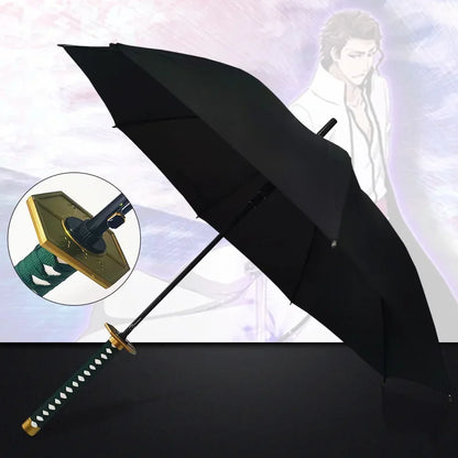 Demon Slayer Sword Umbrella One Piece Roronoa Zoro Katana Umbrella Real Full Size Japanese Anime Long Parasol Home Accessories