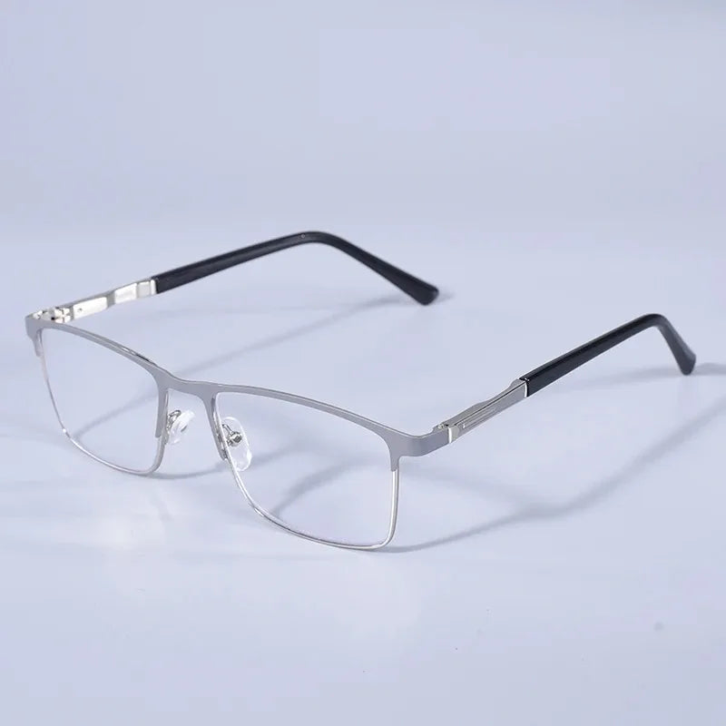 Double Color Oversize Frame Reading Glasses For Men And Women Anti blue Light High Quality Square Presbyopia Glasses+175