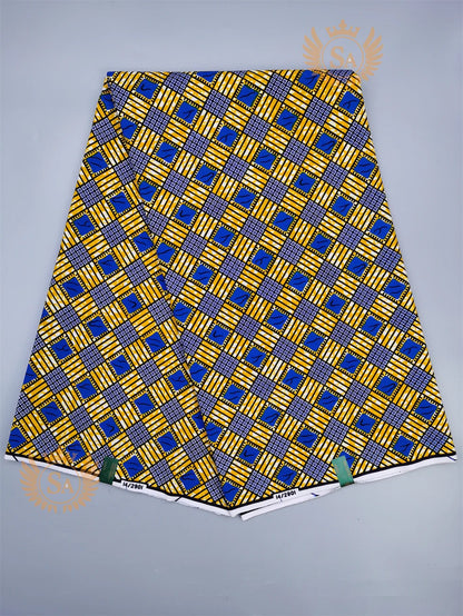 New 100% Cotton Original Real Wax Ankara Fabric 2021 African Print Fabric For Wedding Dress Tissue African Fabric Wax Fabric