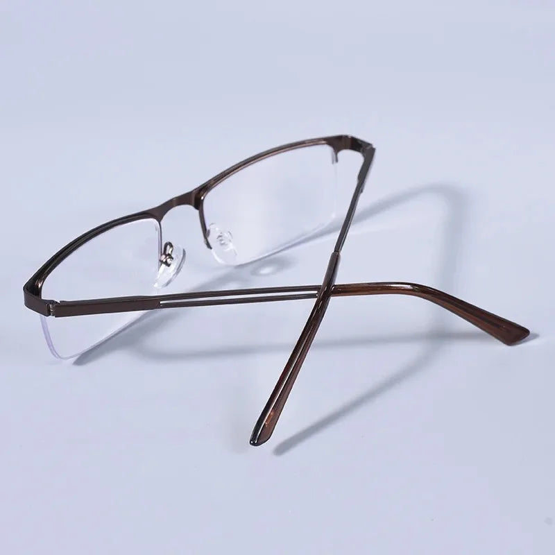 Light Half Frame Reading Glasses Blue Light For Presbyopia Eyeglasses with Diopters +1.0+1.25+1.5+1.75+2.0+2.25+2.5+2.75+3.0+4.0