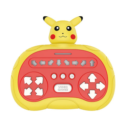 Quick Push Game Pop Up Fidget Bubble Electronic Pop it Pro Game Pikachu Stitch Spider Man  Light AntiStress Toys For Kids Gift