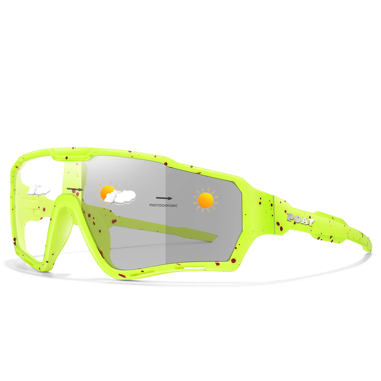 POAT Brand Men Women MTB Bike Bicycle Photochromic Eyewear Cycling Fishing Running Glasses New Style Sunglasses Sports