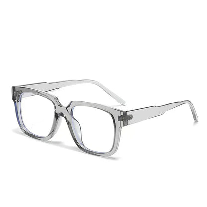 New Simple Spectacles Frame Men Women Ultralight Square Frame Anti Blue Light Transparent Lens Optical Eyeglasses