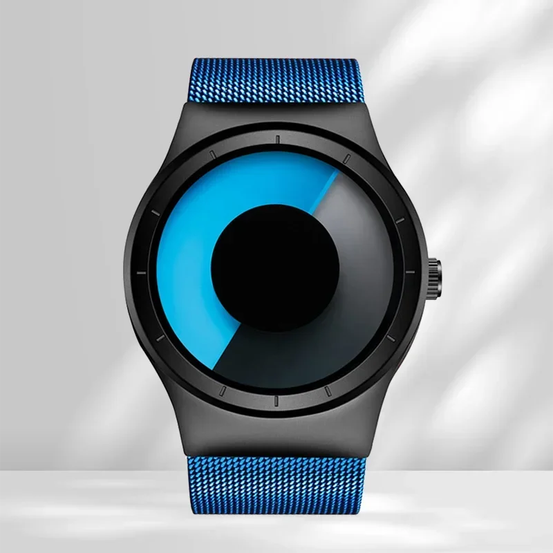 NEW Creative Quartz Watches Men Top Fashion Brand Casual Stainless steel Mesh Band Unisex Watch Clock Male female Gentleman gift