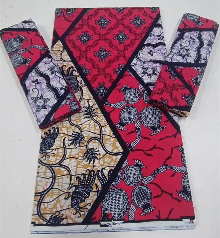 2023 Guaranteed Veritable Super Hollandais African Wax Fabric 100%Cotton 6 yards Original Ankara Block Print Pattern Africa