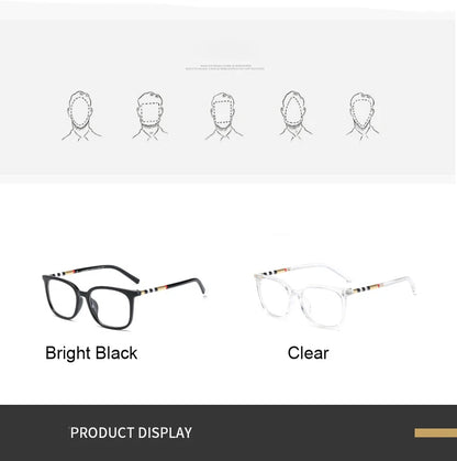 Anti Blue Light Women Square Reading Glasses Luxury Men Optical Computer Glasses Clear Lens Oversized Presbyopia Eyeglasses очки
