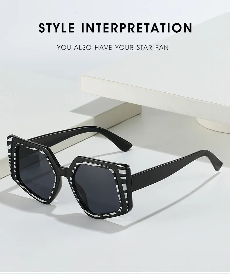Classic Irregular Cat Eye Sunglasses Women Men Personality Design Outdoor Driving Fashion Party Sun Glasses UV400 Lentes De Sol