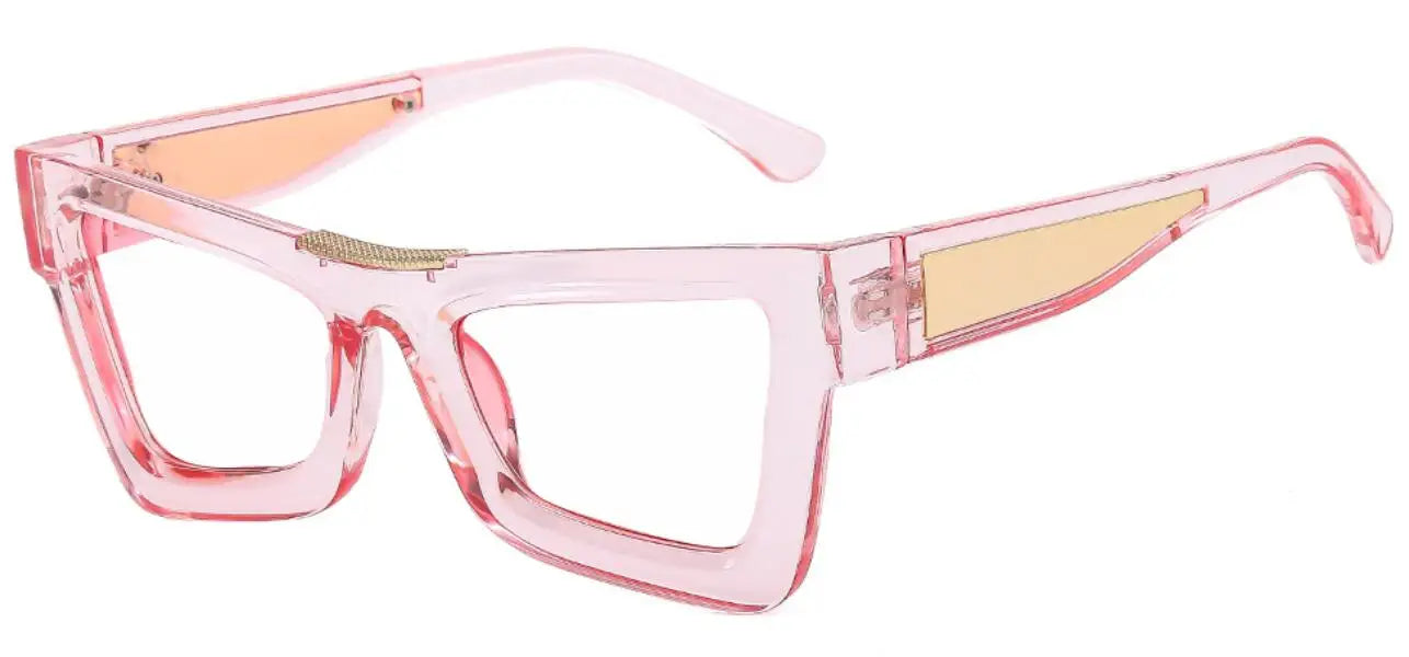 Fashion Personality Colorful Cat Eye Reading Glasses Women Men Luxury Big Frame Anti Blue Light Glasses Presbyopia Eyeglasses