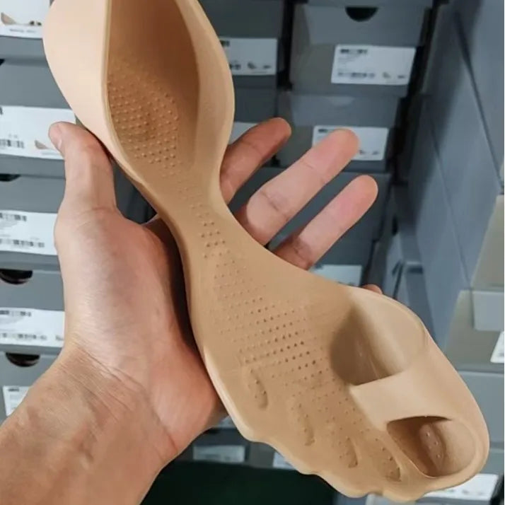 Fashion Unisex Adult Quirky Design Sandals Couples Flat Bottom Casual Fish Mouth Beach Shoes Women Men Party Show Jelly Shoes