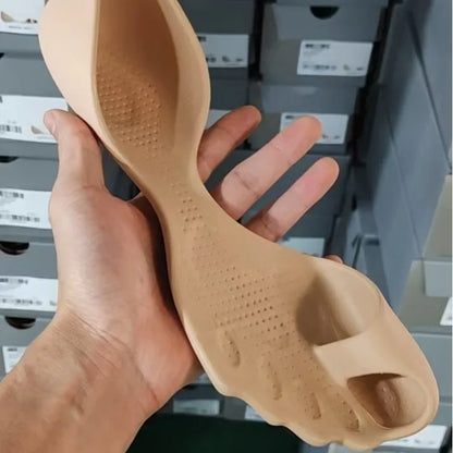Fashion Unisex Adult Quirky Design Sandals Couples Flat Bottom Casual Fish Mouth Beach Shoes Women Men Party Show Jelly Shoes