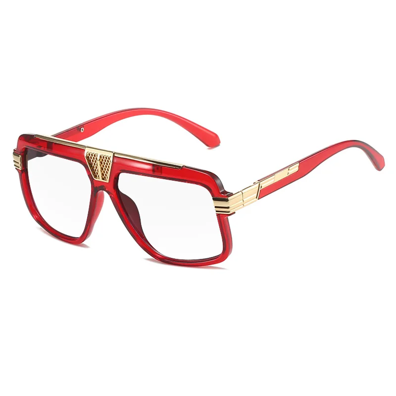 150mm Square Large Frame Reading Glasses Men Women Finished Anti Blue Light Prescription Optical Glasses Customized Diopter +1.5