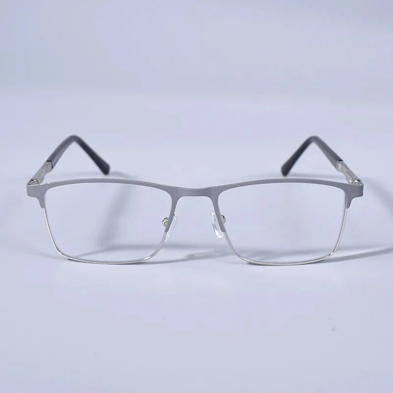 Double Color Oversize Frame Reading Glasses For Men And Women Anti blue Light High Quality Square Presbyopia Glasses+175