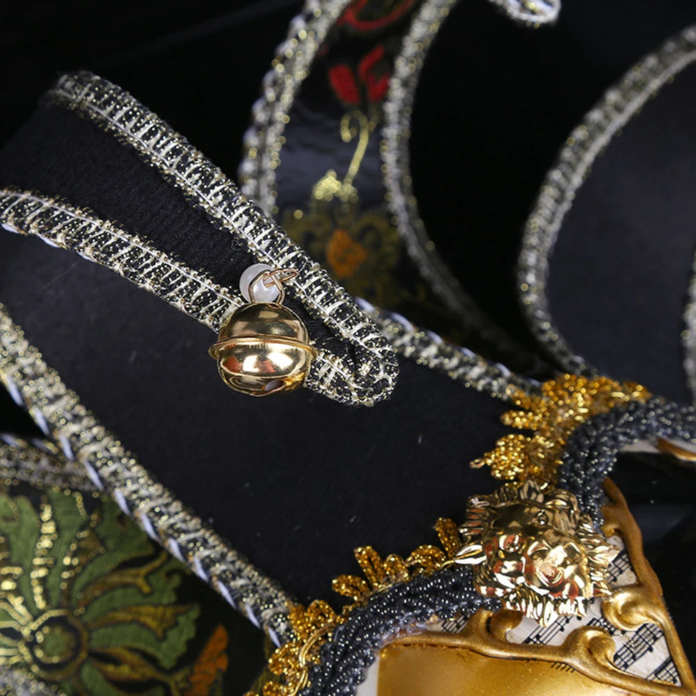 Vintage Style Painted Female Venetian Mask for Masquerade Carnival Halloween Costume Party Grand Events Cosplay Male Face Masks