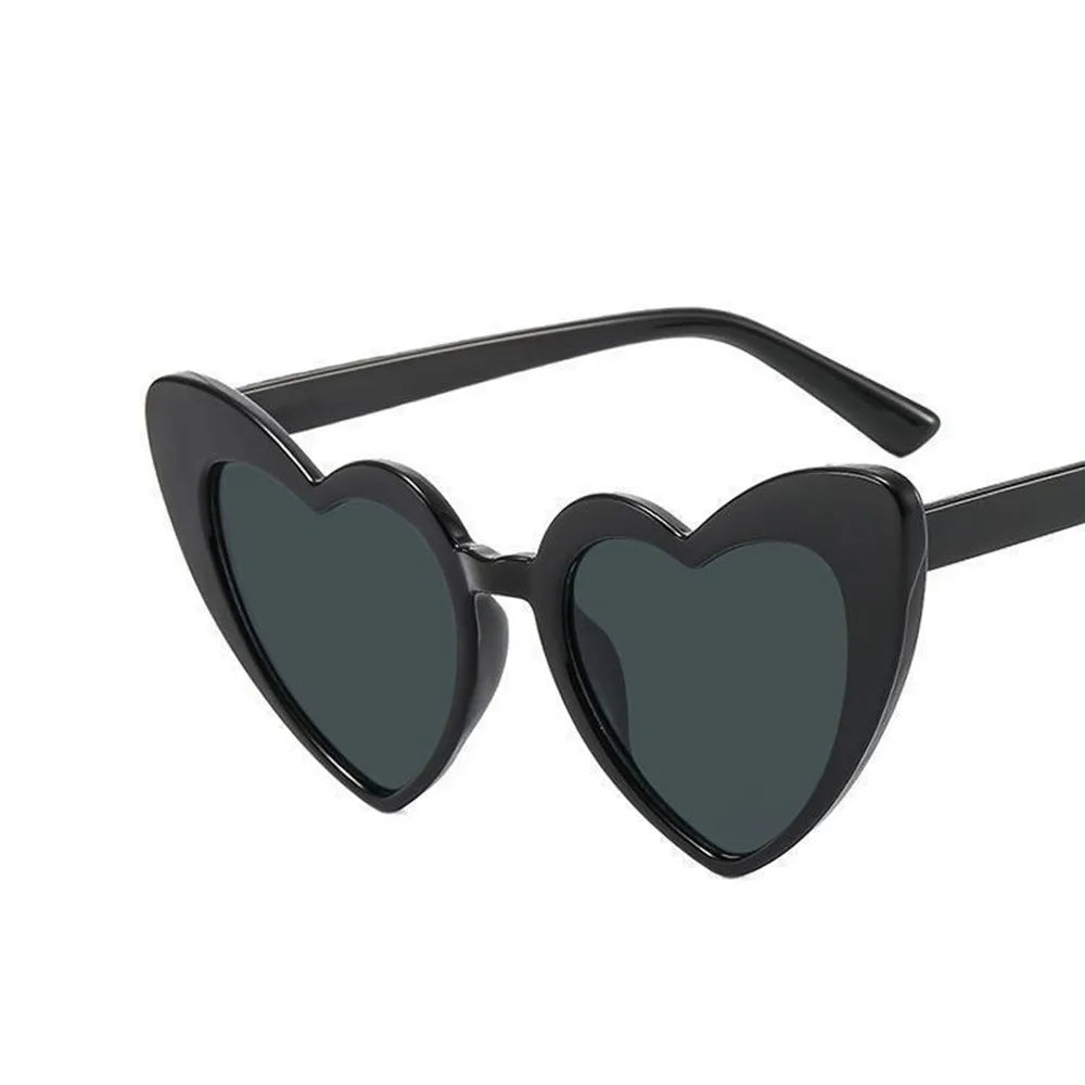 Love Heart Shaped Sunglasses Women Men Big Frame Fashion Love Sun Glasses UV400 Protection Unisex Eyewear Shade Goggles