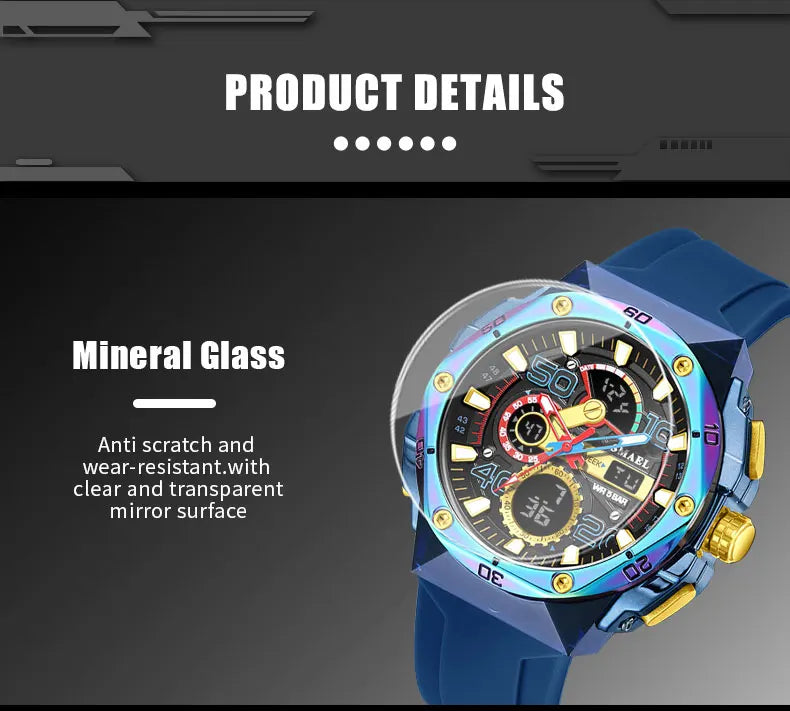 SMAEL Brand 8113 Waterproof Dropshipping Watch Alarm Clock night light Young Fashion business Quartz Sport Wristwatches