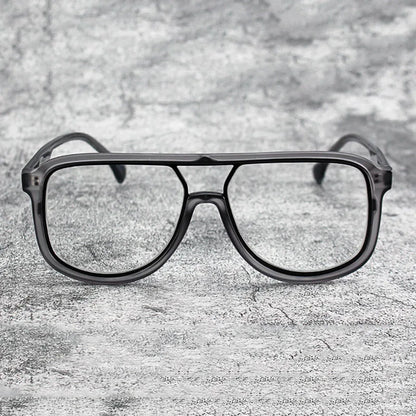 Fashoin Large Frame Anti Blue Light Glasses Frame Men Women Oversized Optical Prescription Eyewear Computer Goggles Eyeglasses