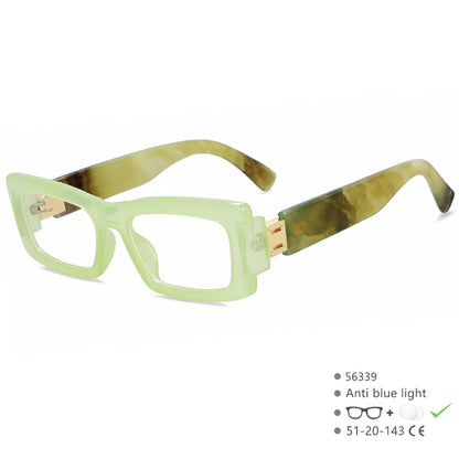 R56339 Women's Square Cat Eye Reading Eyes +1.00 +1.50 +2.00 Modern Small Frame Retro Presbyopia Glasses