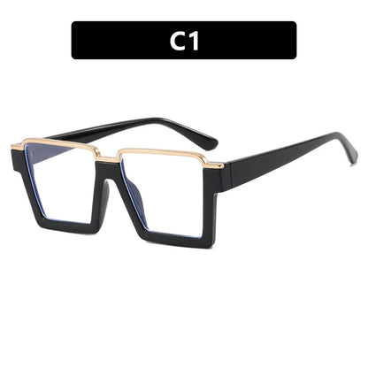 R57411 Brand Designer Half Frame Reading Glasses Lady Luxury Clear Eyewear Men Square Presbyopic Eyeglass Dioptric +50~+350