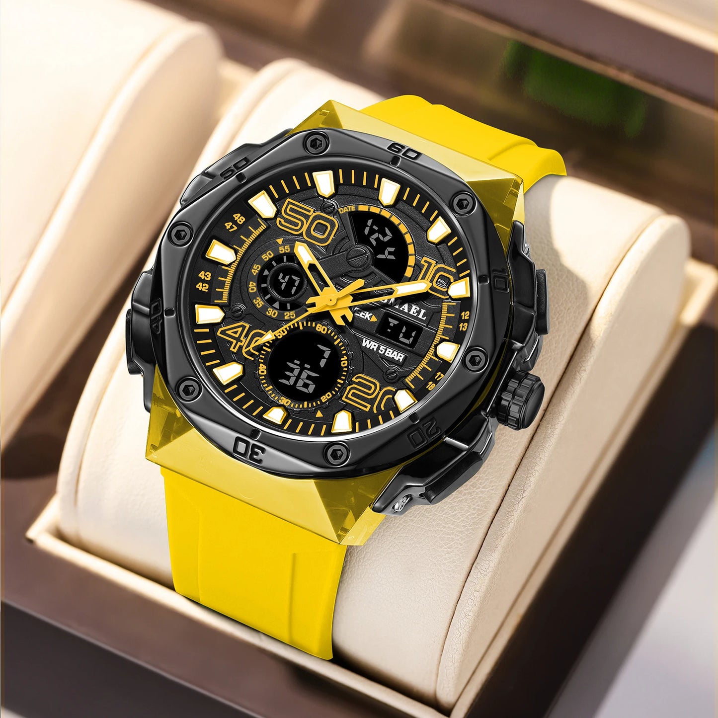 SMAEL Brand 8113 Waterproof Dropshipping Watch Alarm Clock night light Young Fashion business Quartz Sport Wristwatches