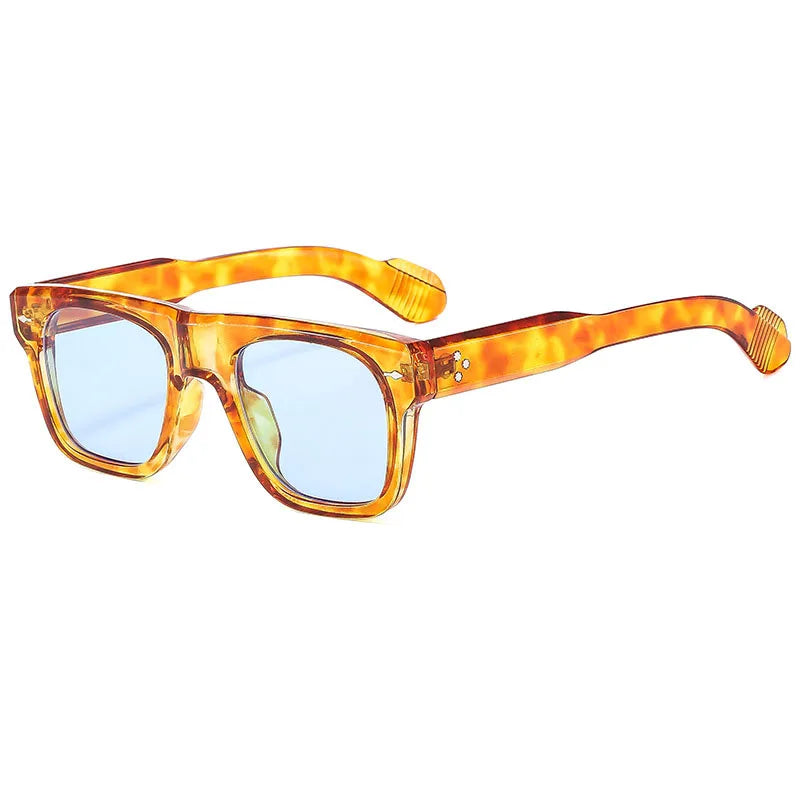Square Yellow Lens Reading Sunglasses for Men Classic Tinted Prescription Presbyopic Eyewear Outdoor Shade Sun Glasses Readers