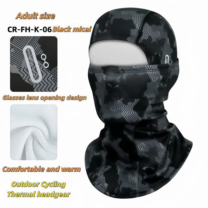 Winter Balaclava Funny Mask Hat Full Face Mask Bandana Snowboard Ski Hood Women Fashion Warm Masks Cycling Goggles Cold Weather