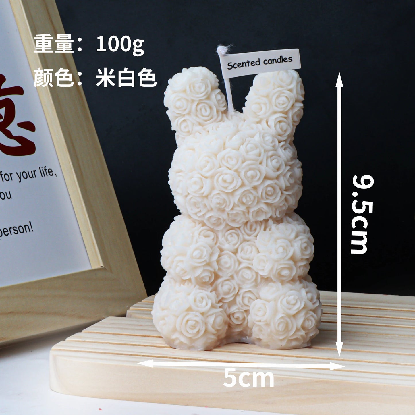 3D Cute Bear Rabbit Scented Candle DIY Dream Unicorn Candle Decoration Handmade Gifts Home Decoration Candle Gifts Wedding Decor