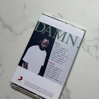 Rap Kung Fu Kenny Kendrick Lamar Music Tape DAMN. Album GNX Cassettes Cosplay Walkman Recorder Car Soundtracks Box Party Music