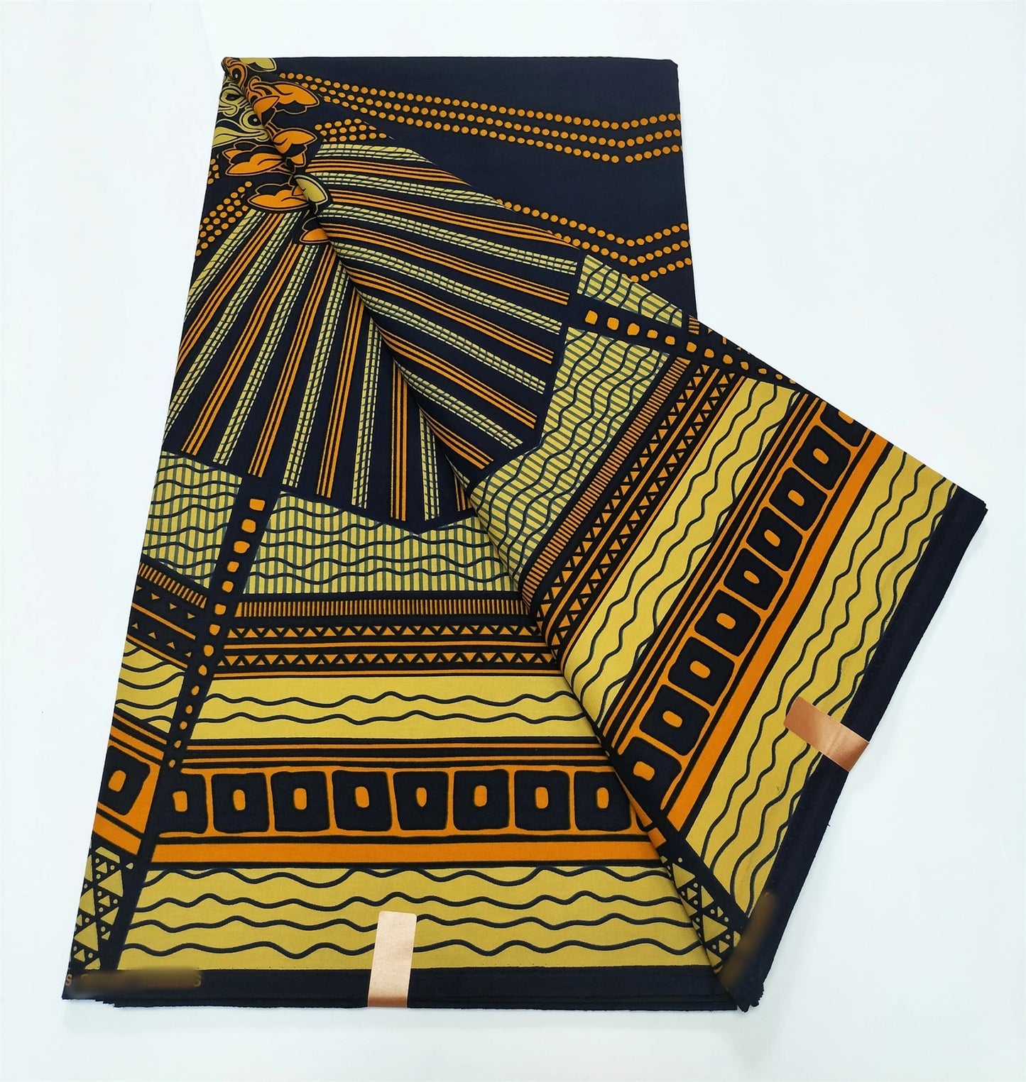 2025 Newest Ankara Real Wax Fabric Guaranteed Veritable African Wax Print Pagne Fabric 100% Cotton 6 Yards Ghana Style Dresses