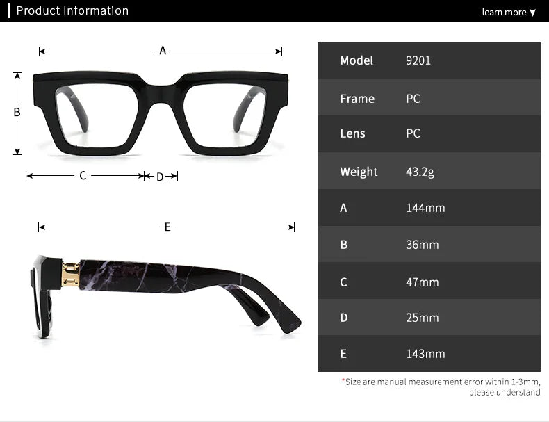 New Green Oversized Square Reading Glasses Men Women Personality Optical Eyeglasses Anti Blue Light Computer Presbyopic Glasses