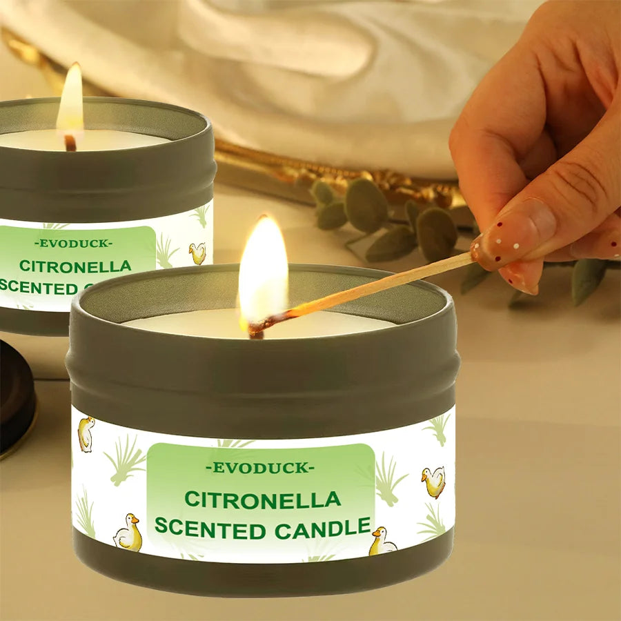 Citronella Candle Outdoor, Fresh Lemongrass Scented Candle for Backyard Patio Garden BBQ Picnic Camping Summer Party Home Decor